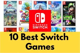 Switch Essentials: The 10 Best Switch Games Nintendo – Must-Play Titles 10 best Nintendo Switch games with cover art for Pokémon Arceus, Luigi’s Mansion 3, Zelda, and more top titles.